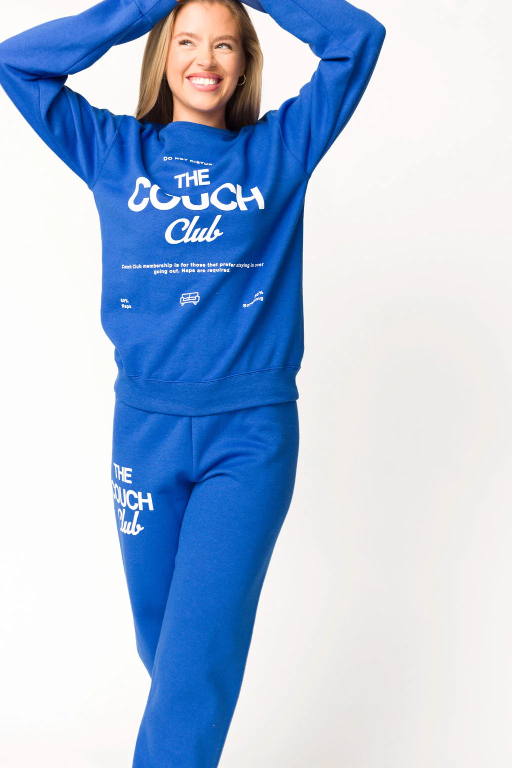 Couch Club Sweatshirt in Royal Blue - Directfux