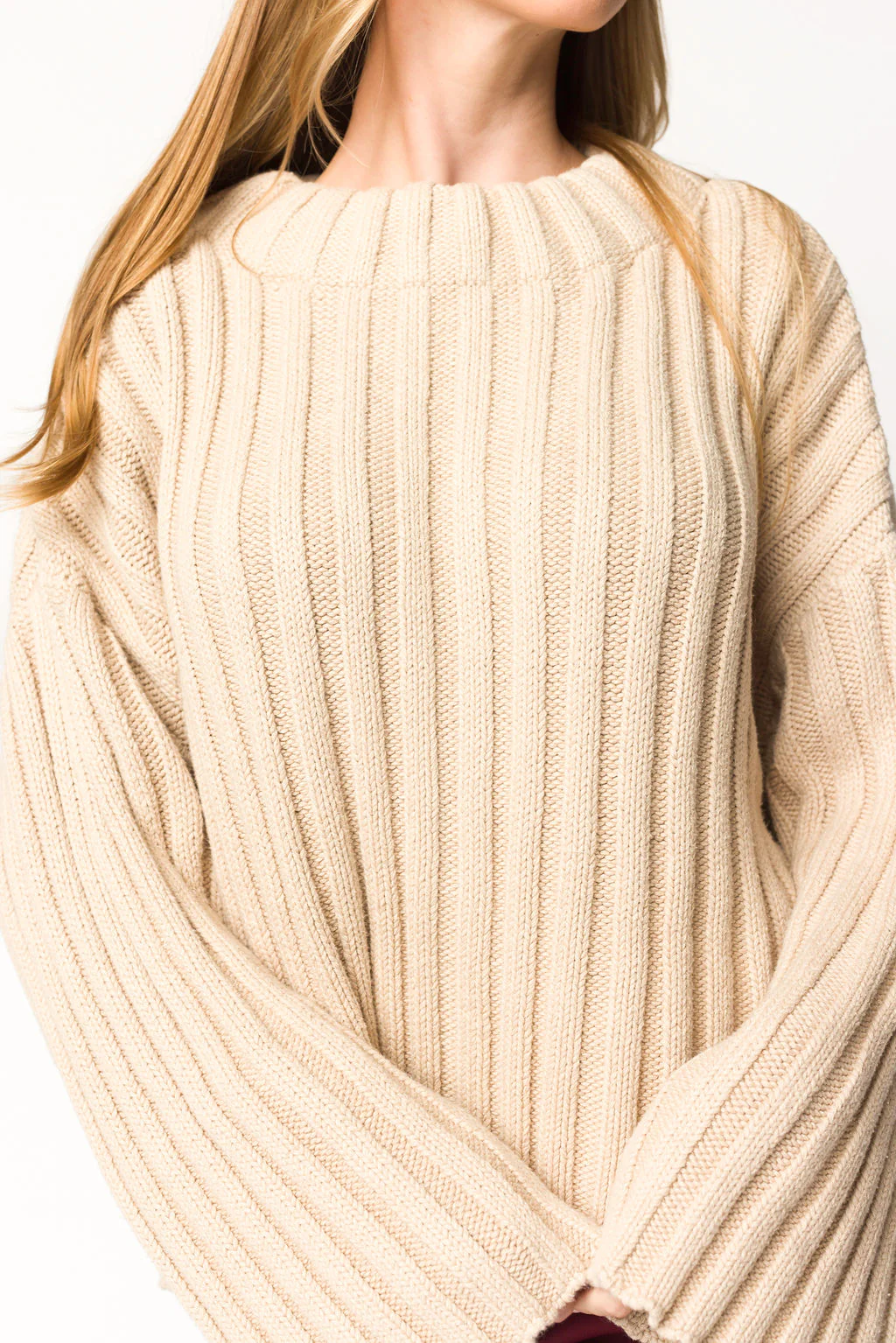 Greenwich Sweater in Sand - Directfux