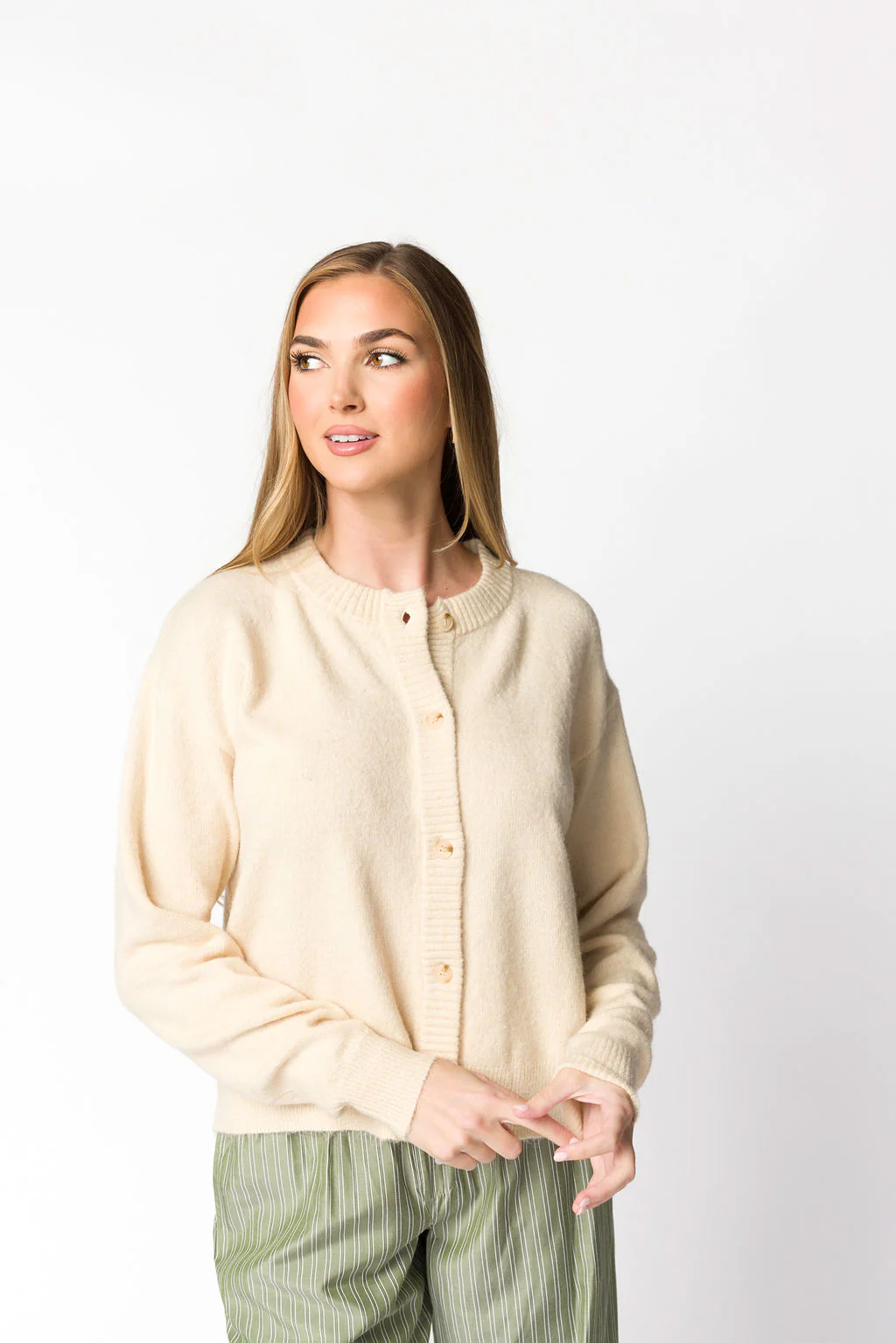 Gillian Sweater in Oatmeal - Directfux