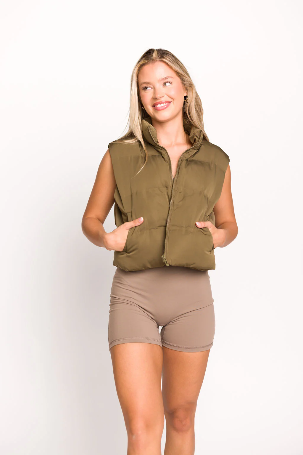The Issey Vest in Antique Bronze - Directfux