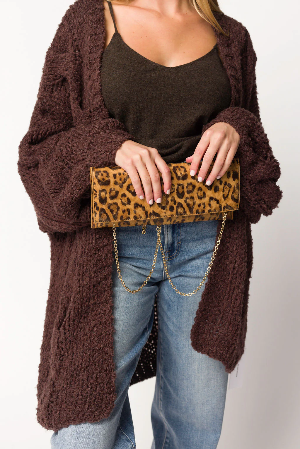 Adelle Clutch in Leopard - Directfux