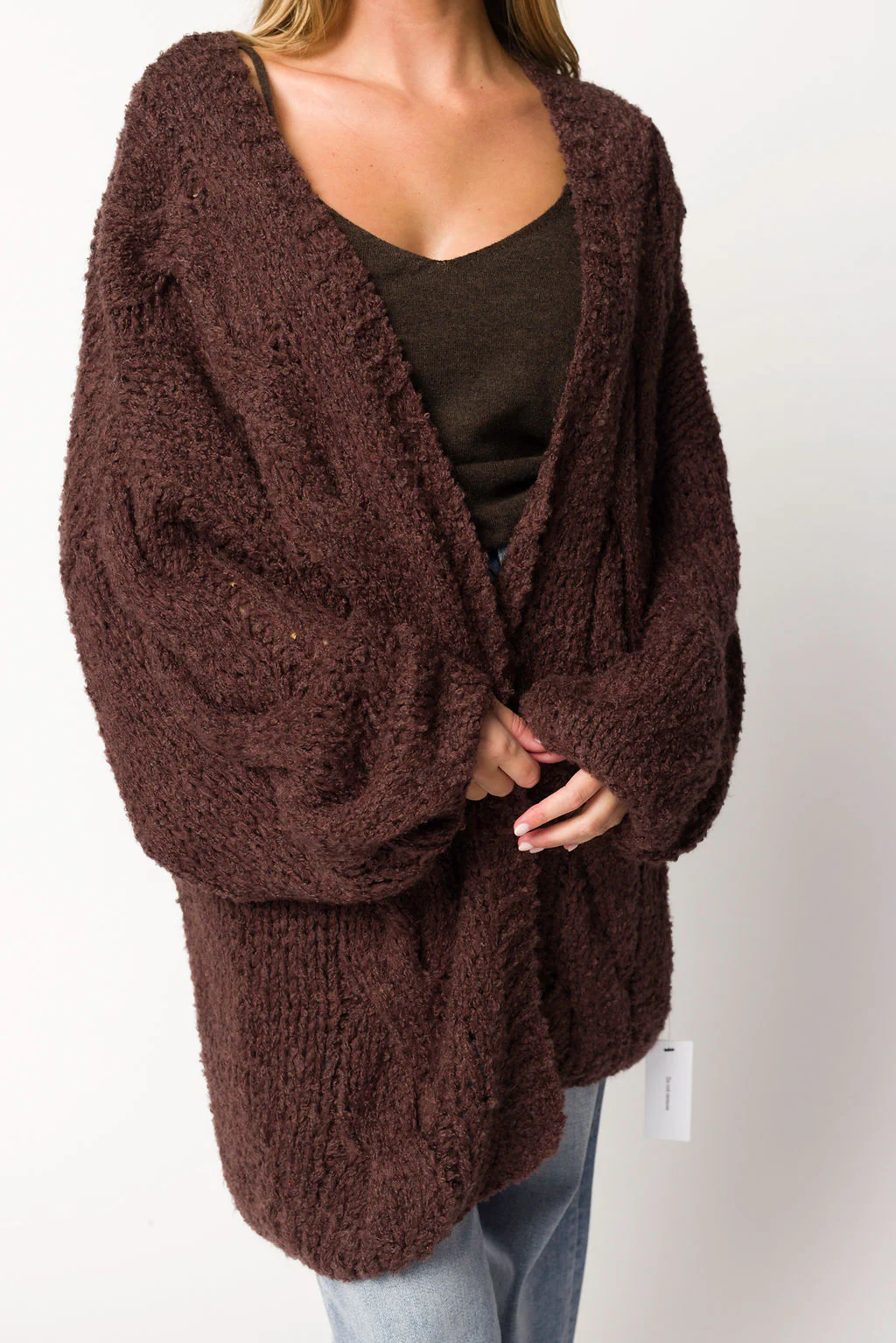 Aspen Cardigan in Espresso - Directfux