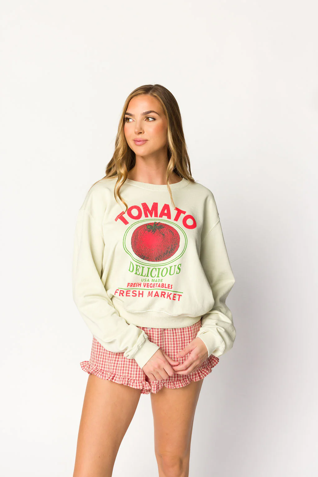Tomato Graphic Sweatshirt - Directfux