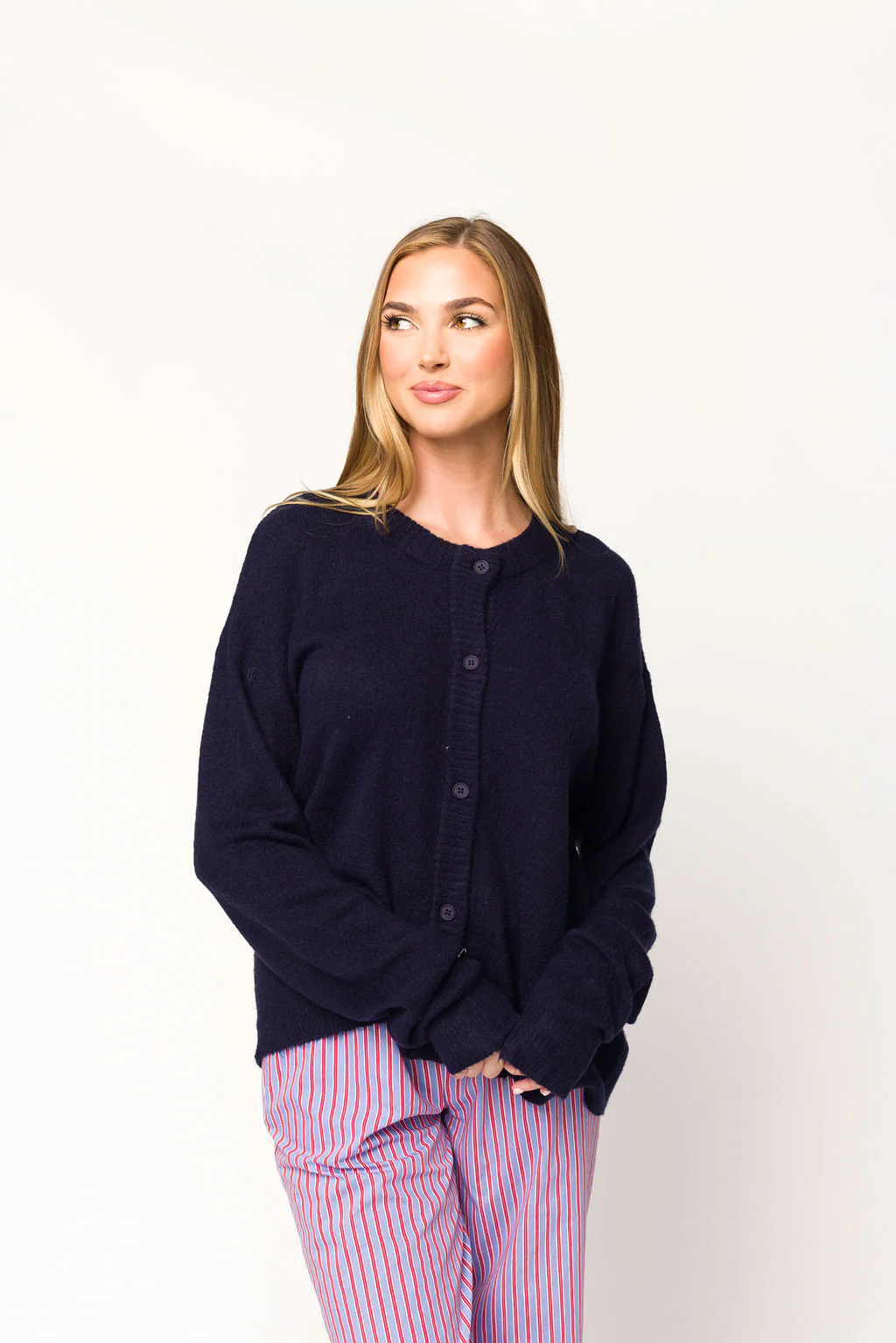 Gillian Sweater in Navy - Directfux