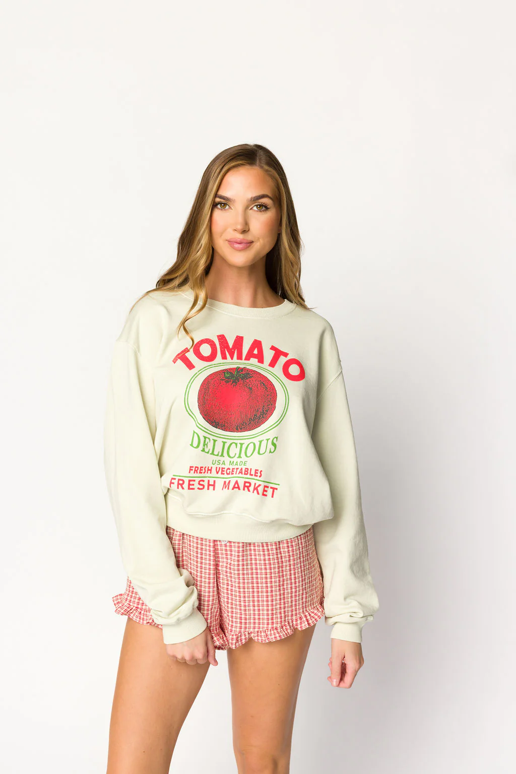 Tomato Graphic Sweatshirt - Directfux