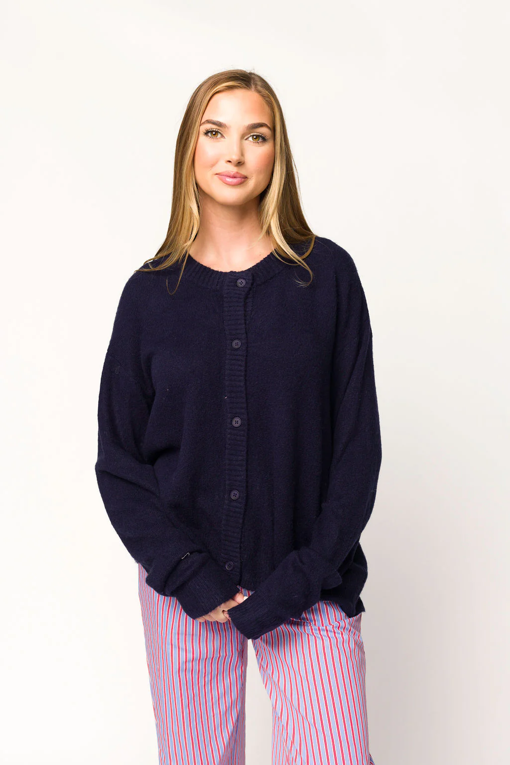 Gillian Sweater in Navy - Directfux