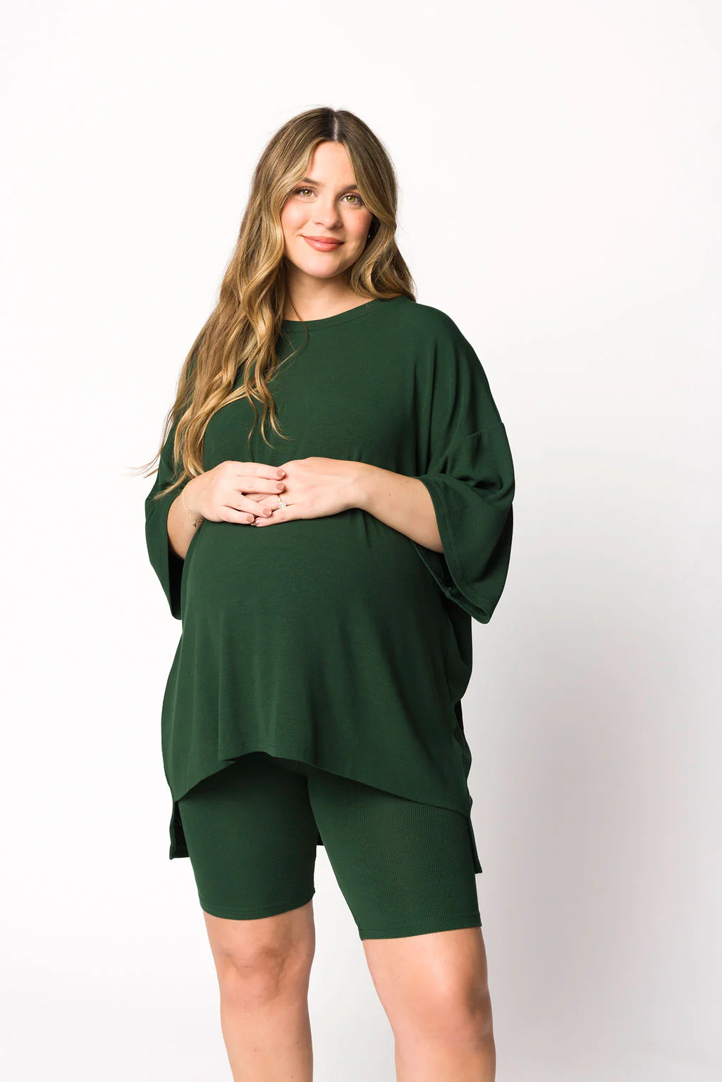 All Weekend Long Set - Short Sleeves - in Juniper - Directfux