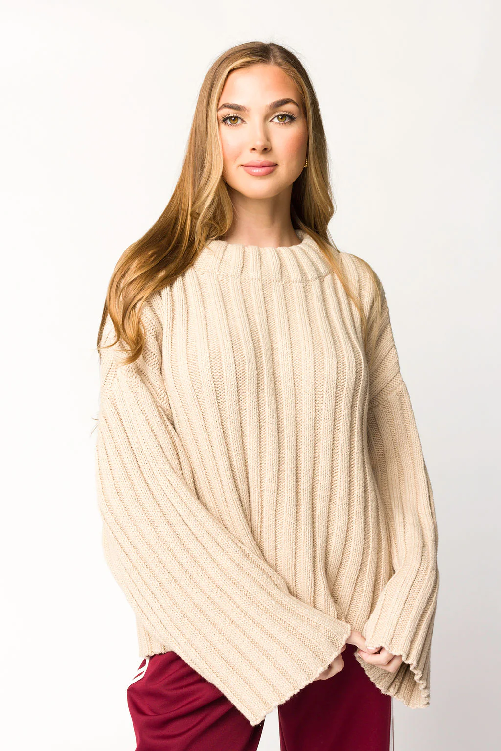 Greenwich Sweater in Sand - Directfux