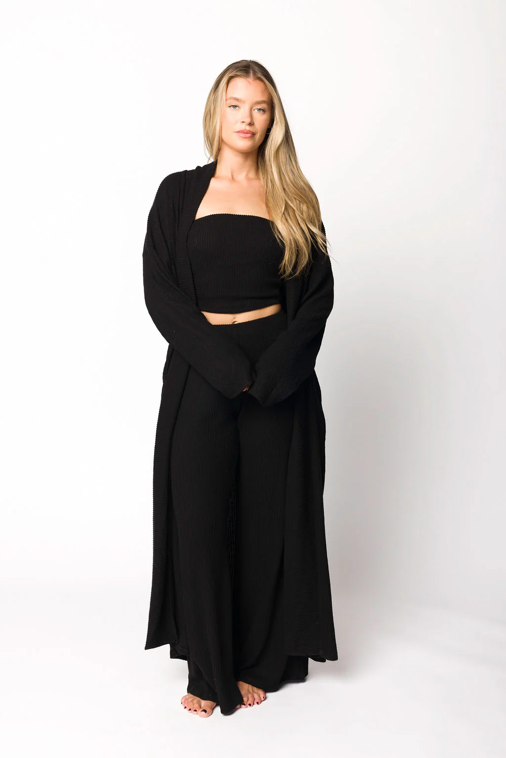 Yacht Club 3 Piece Tube Top Set in Ink - Directfux