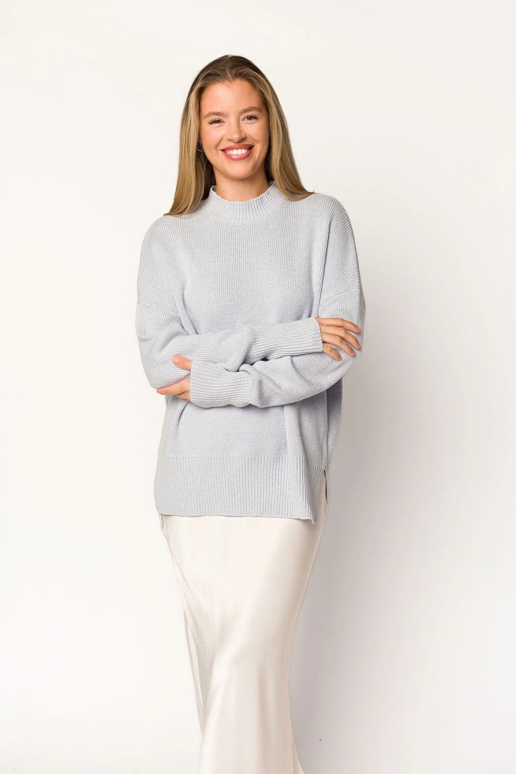 Riley Sweater in Light Blue - Directfux