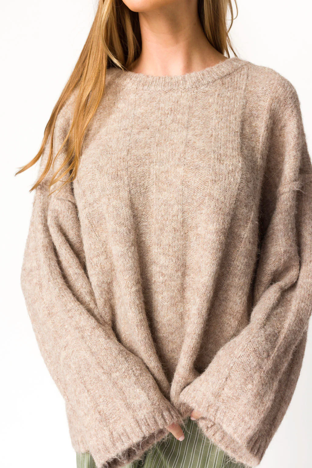 Jesse Pullover in Light Brown - Directfux
